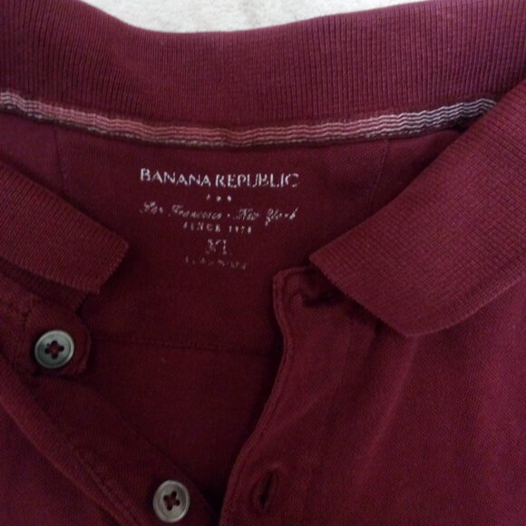 Burgundy Banana Republic Polo - Picture 3 of 6
